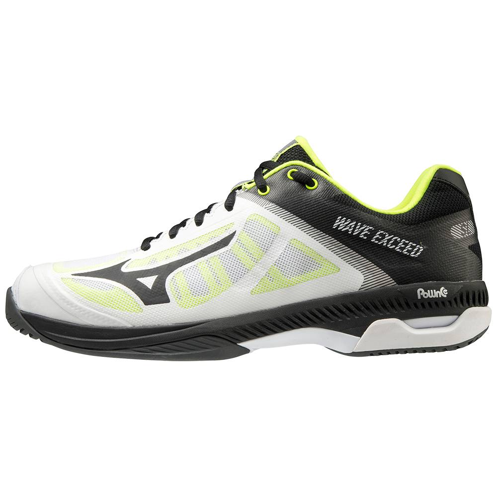 Mens Mizuno Wave Exceed SL AC Tennis Shoes White/Black Philippines (GKUBFE978)